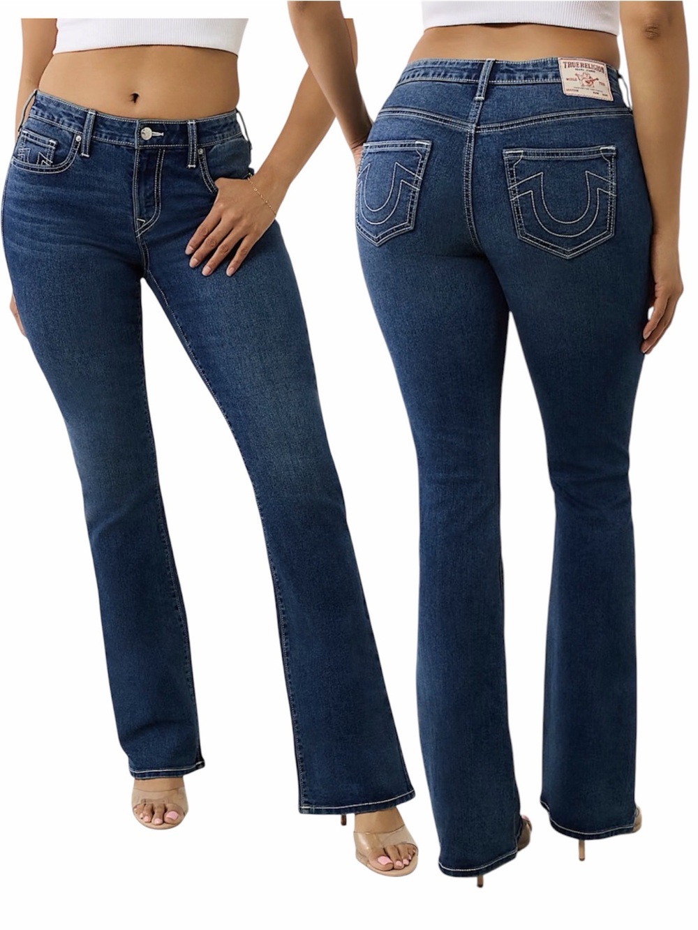 True Religion Becca Midrise Bootcut Jeans